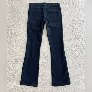 Current Elliott Black Jeans Size 4 27 Flare Bell Low Rise Womens Stretch grunge